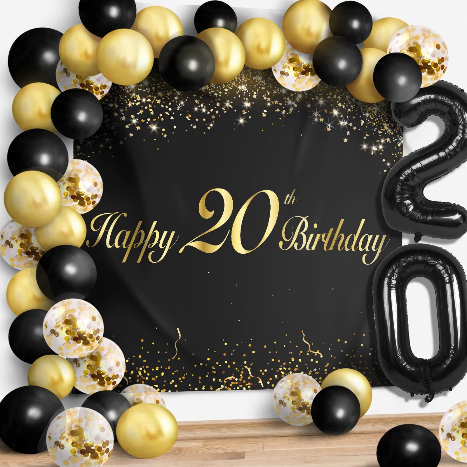 affordable 20th birthday party supplies