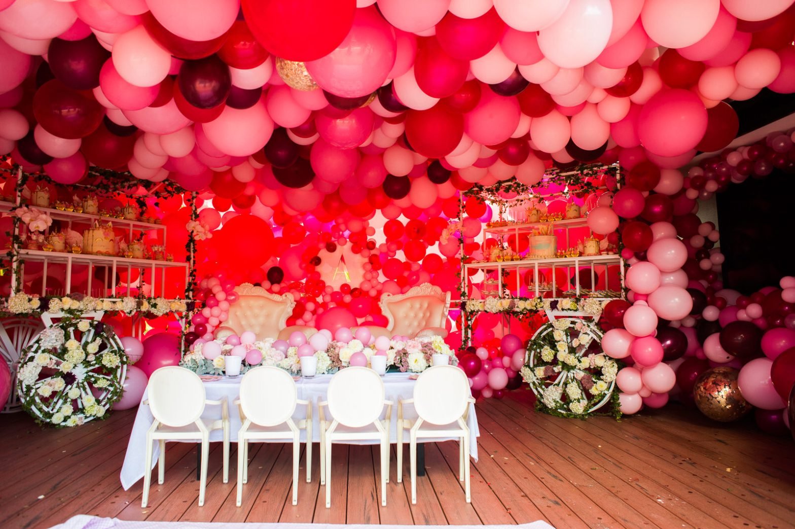 DIY luxe party decorations for kids' birthday