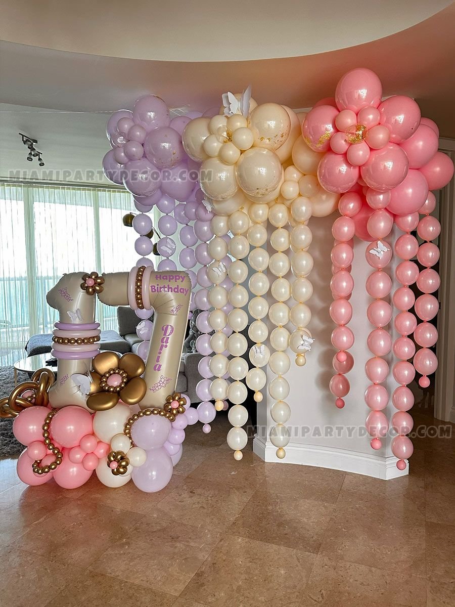 personalized birthday decorations party setup